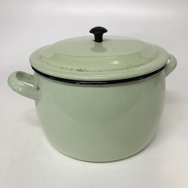 POTS n PANS, Vintage Green Enamel - Large